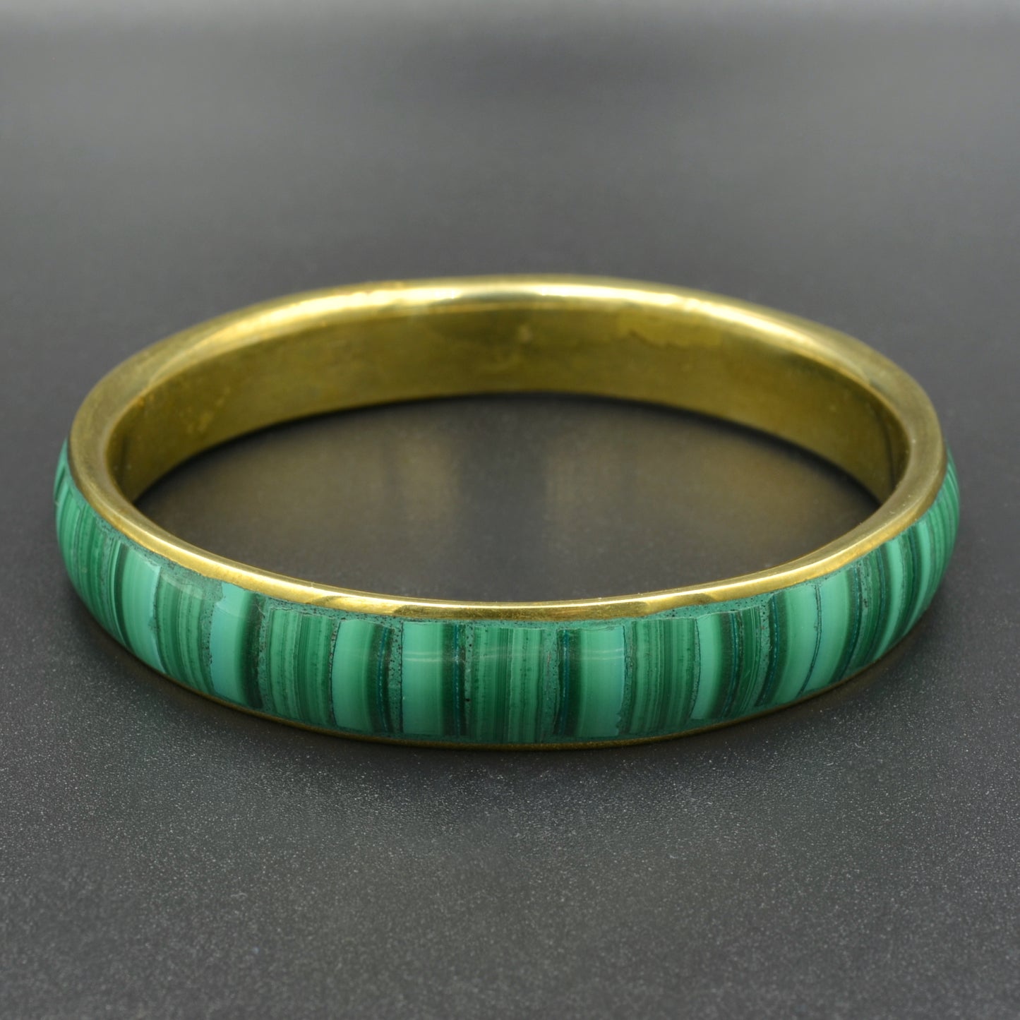 Malachite Bangle Bracelet