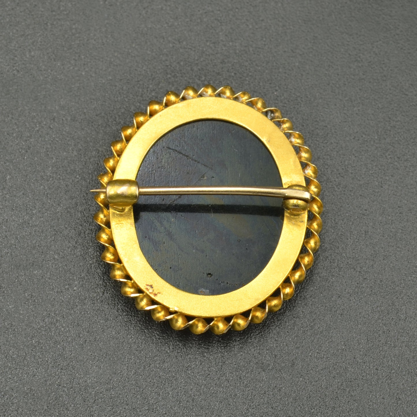 Micromosaic Floral Brooch