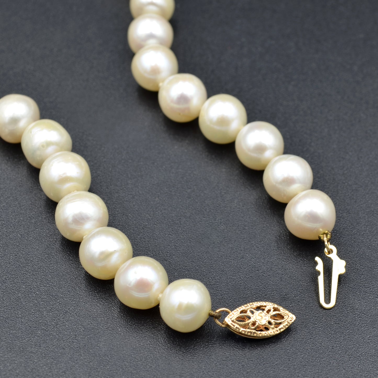 Knotted Pearl Necklace