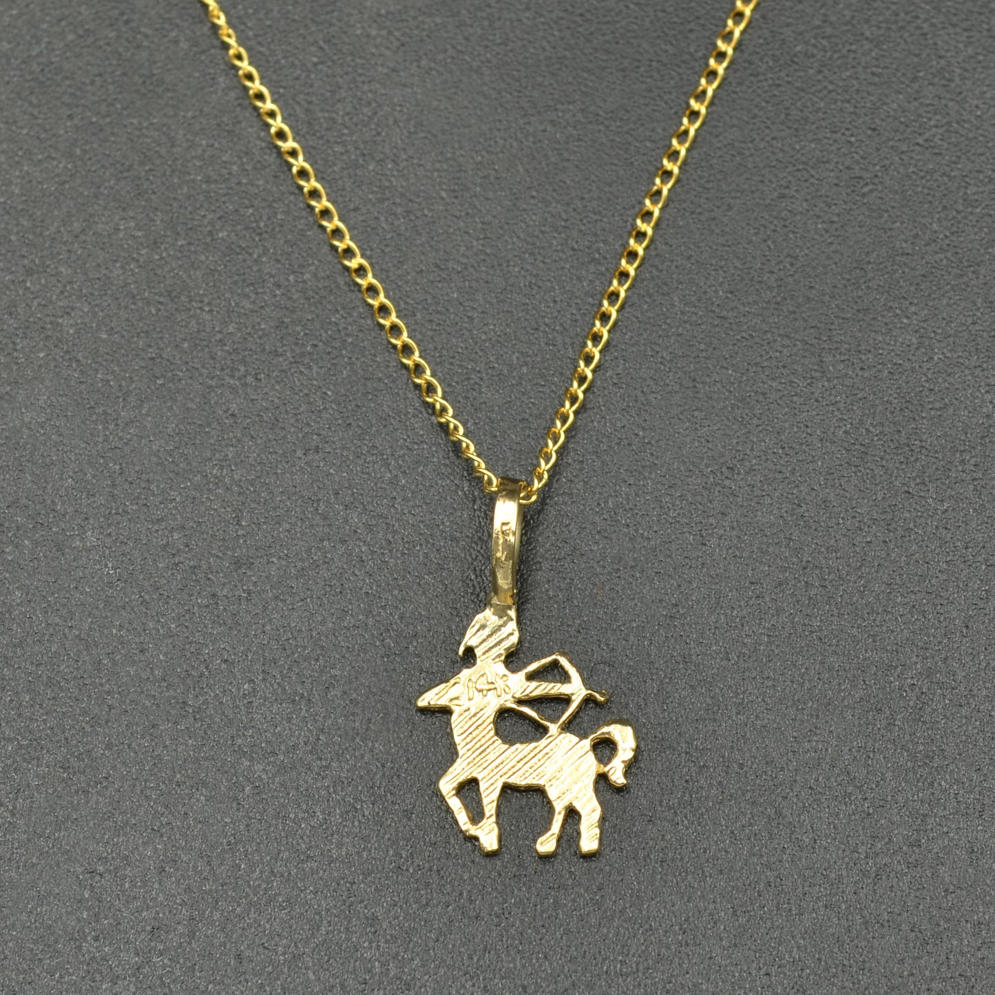Gold Sagittarius Necklace