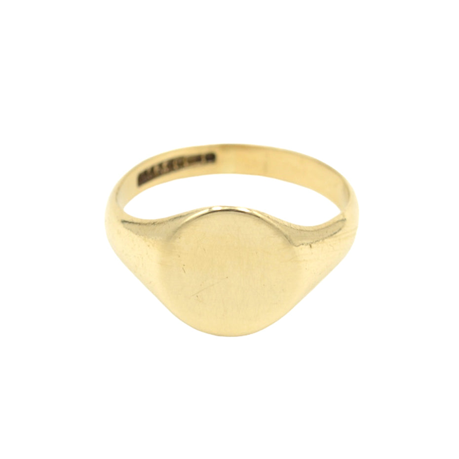 Vintage 9k Gold Signet Ring