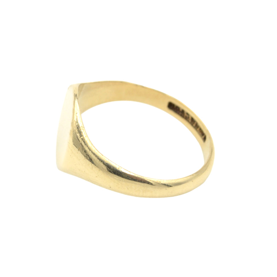 Vintage 9k Gold Signet Ring