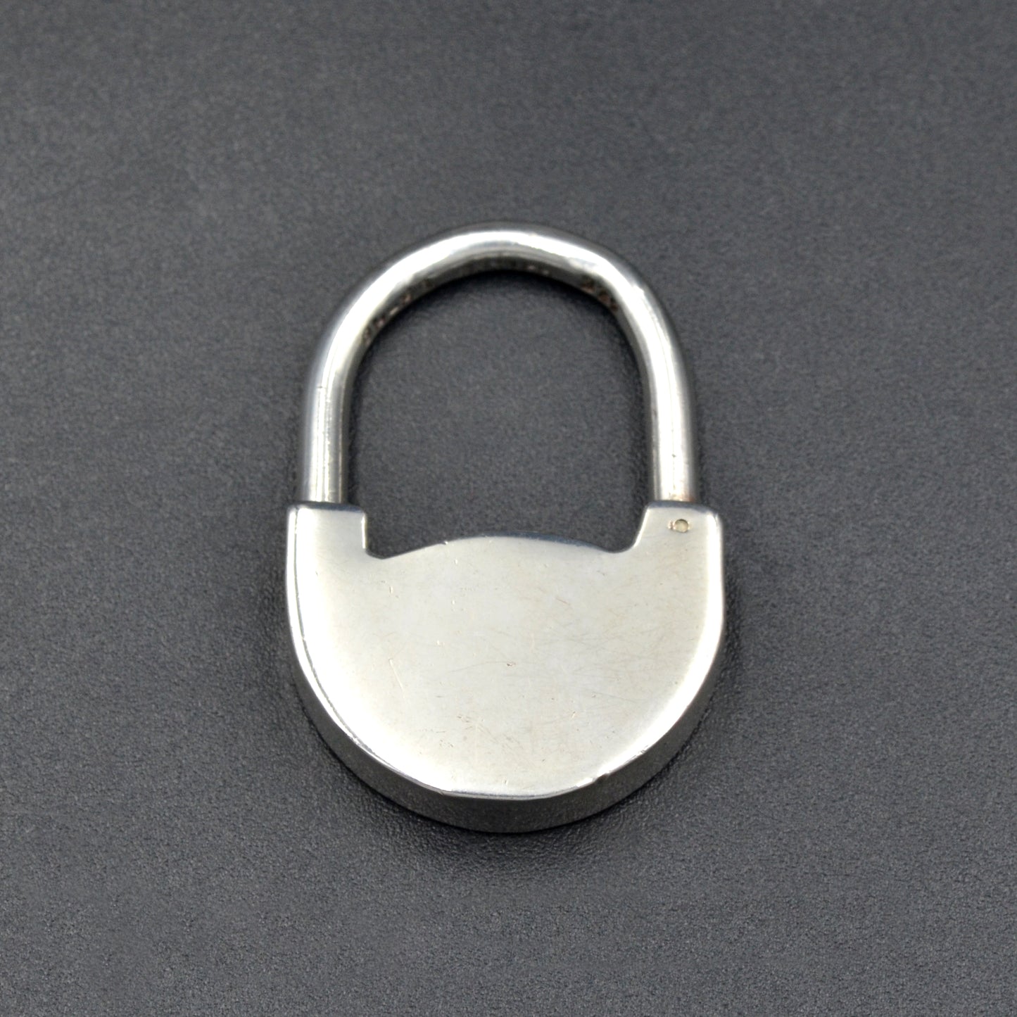 Silver Padlock Keyring