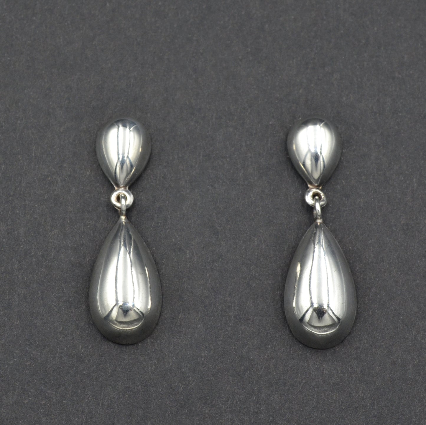 Silver Teardrop Earrings