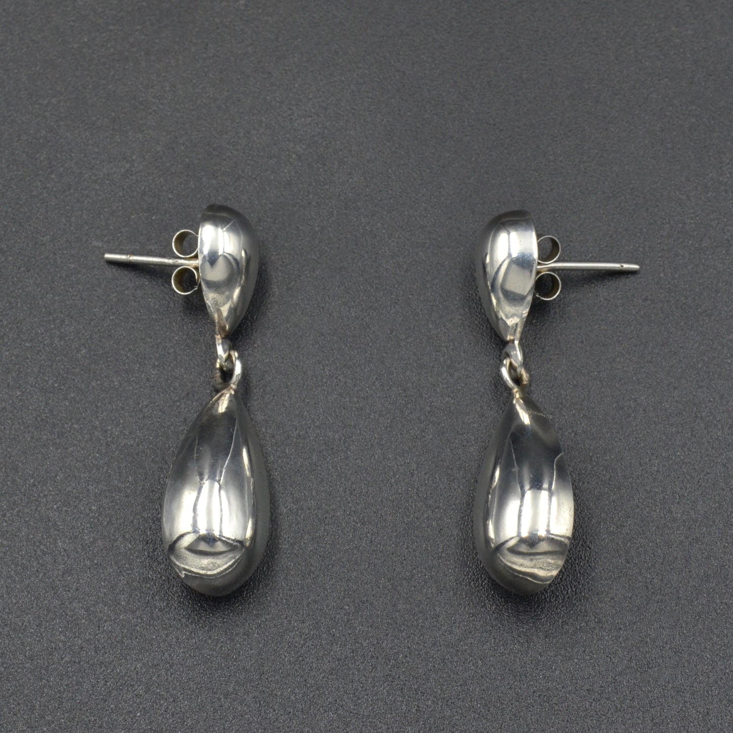 Silver Teardrop Earrings