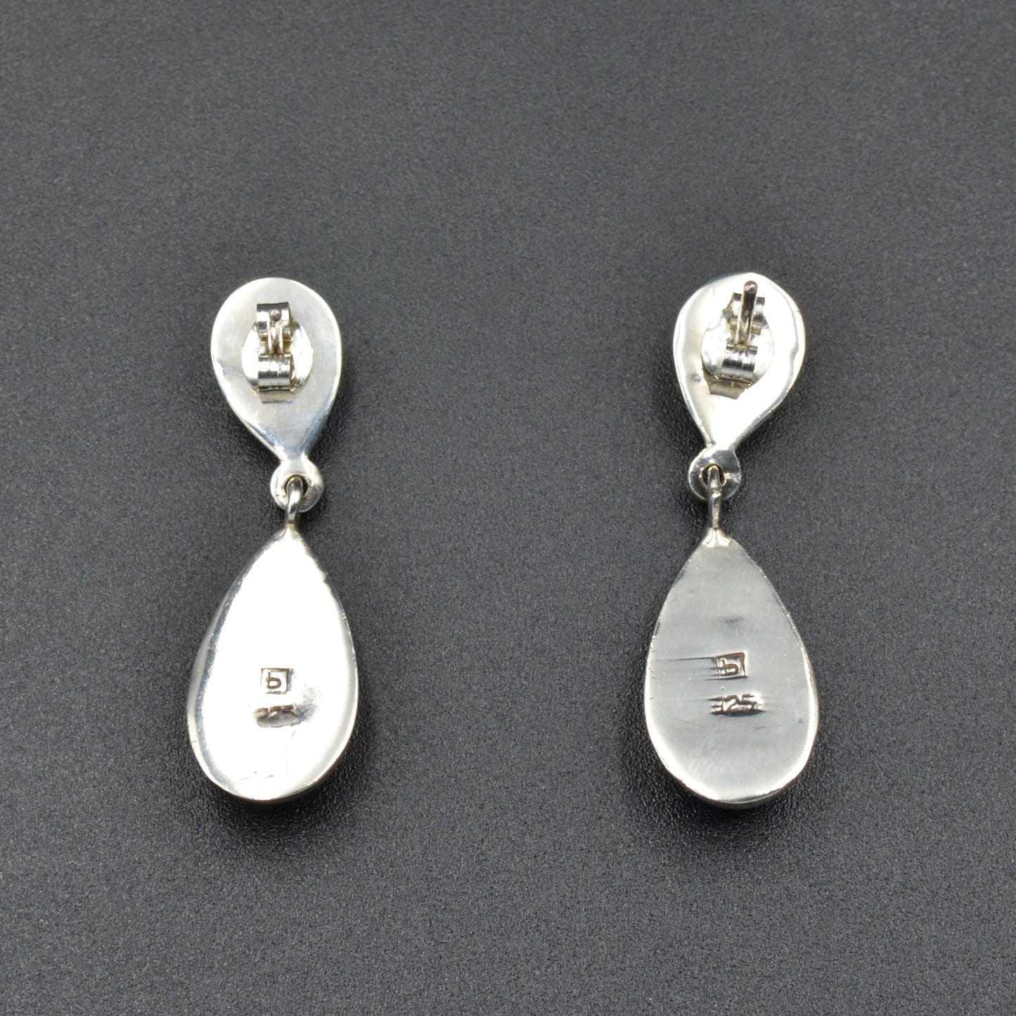 Silver Teardrop Earrings