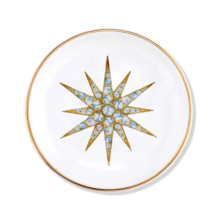 Victorian Star Ceramic Ring Dish