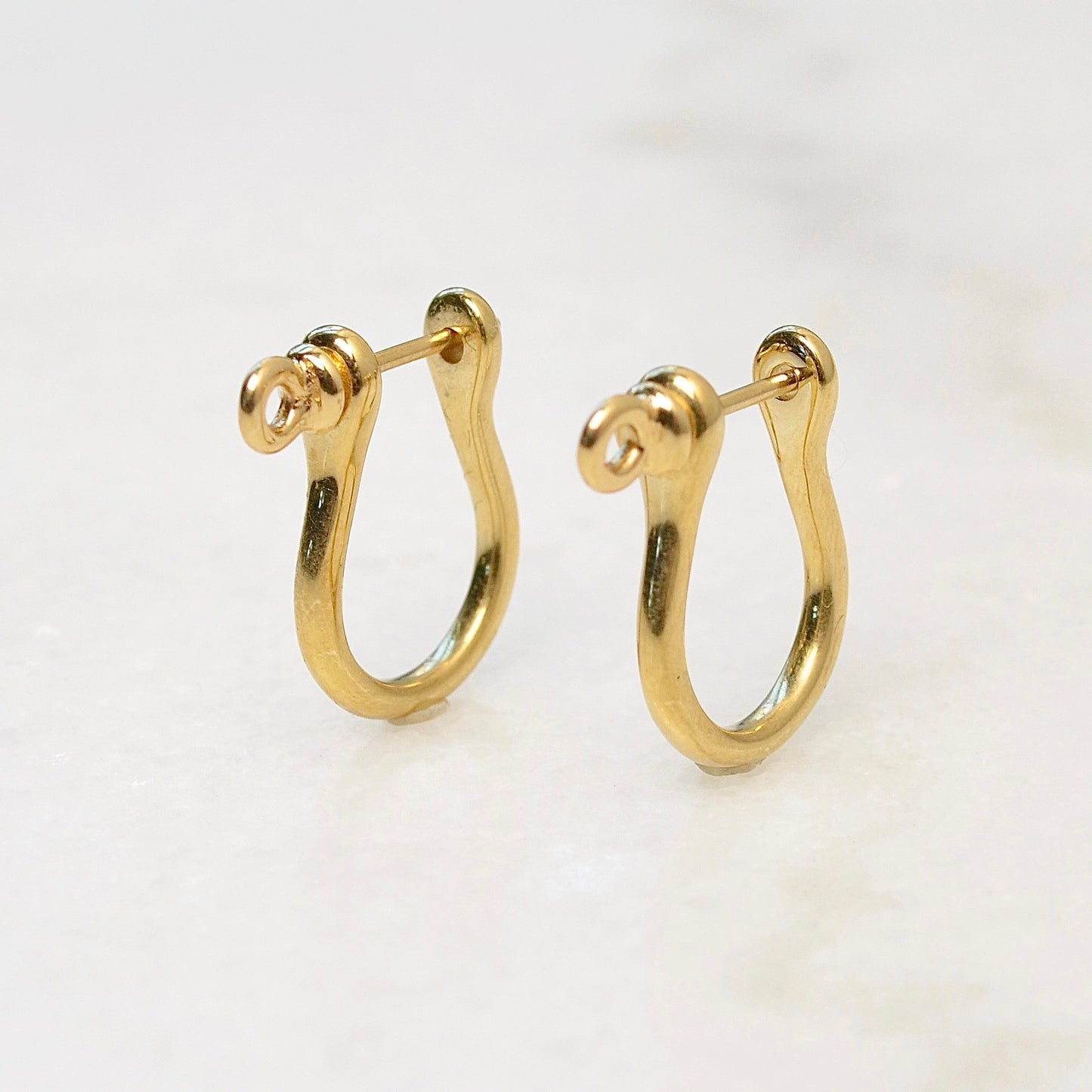 Love Shackles Gold Hoops