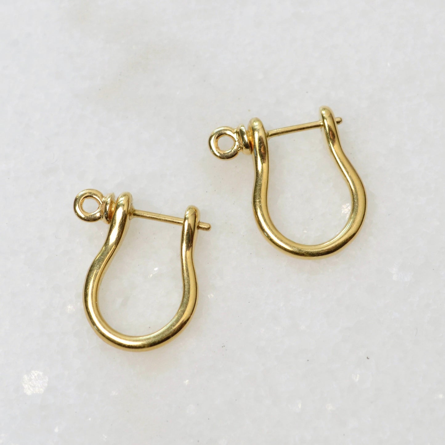 Love Shackles Gold Hoops