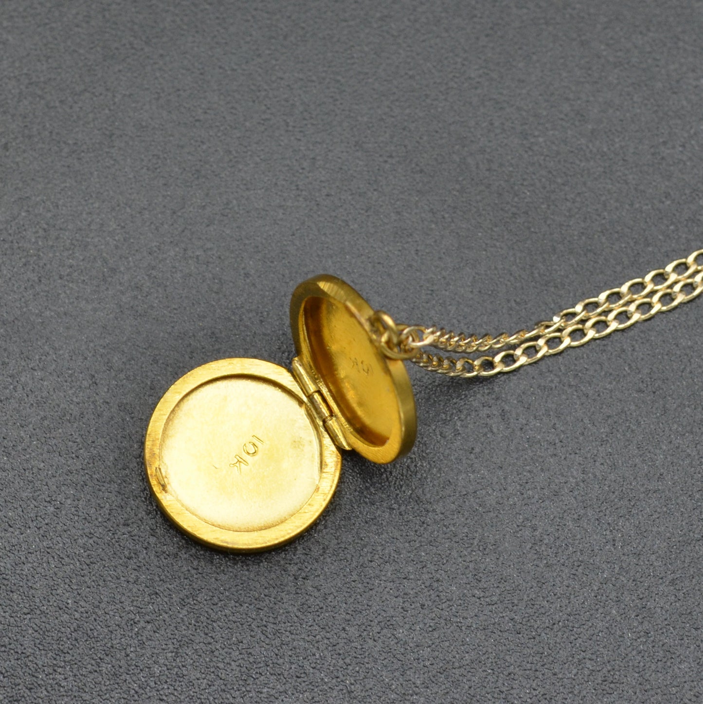 Antique Victorian Miniature 10k Gold “Rowena” Locket