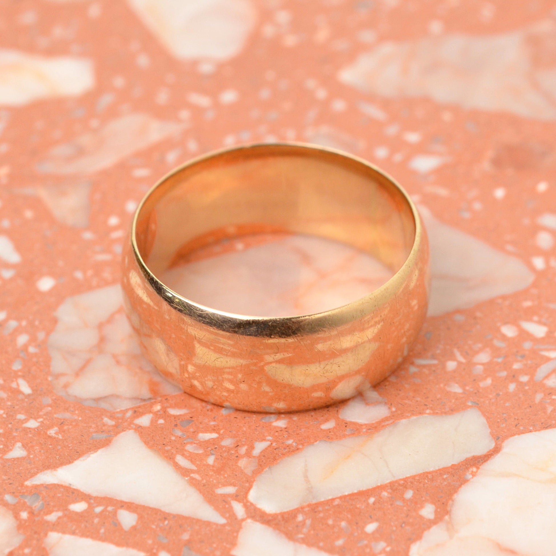Antique 10k Gold Wedding Band