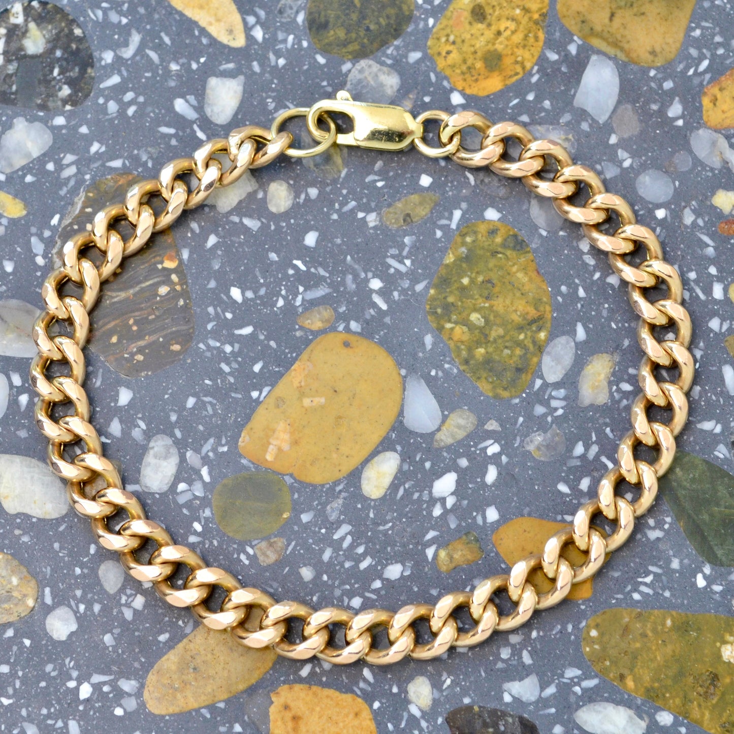Vintage 10k Curb Link Bracelet
