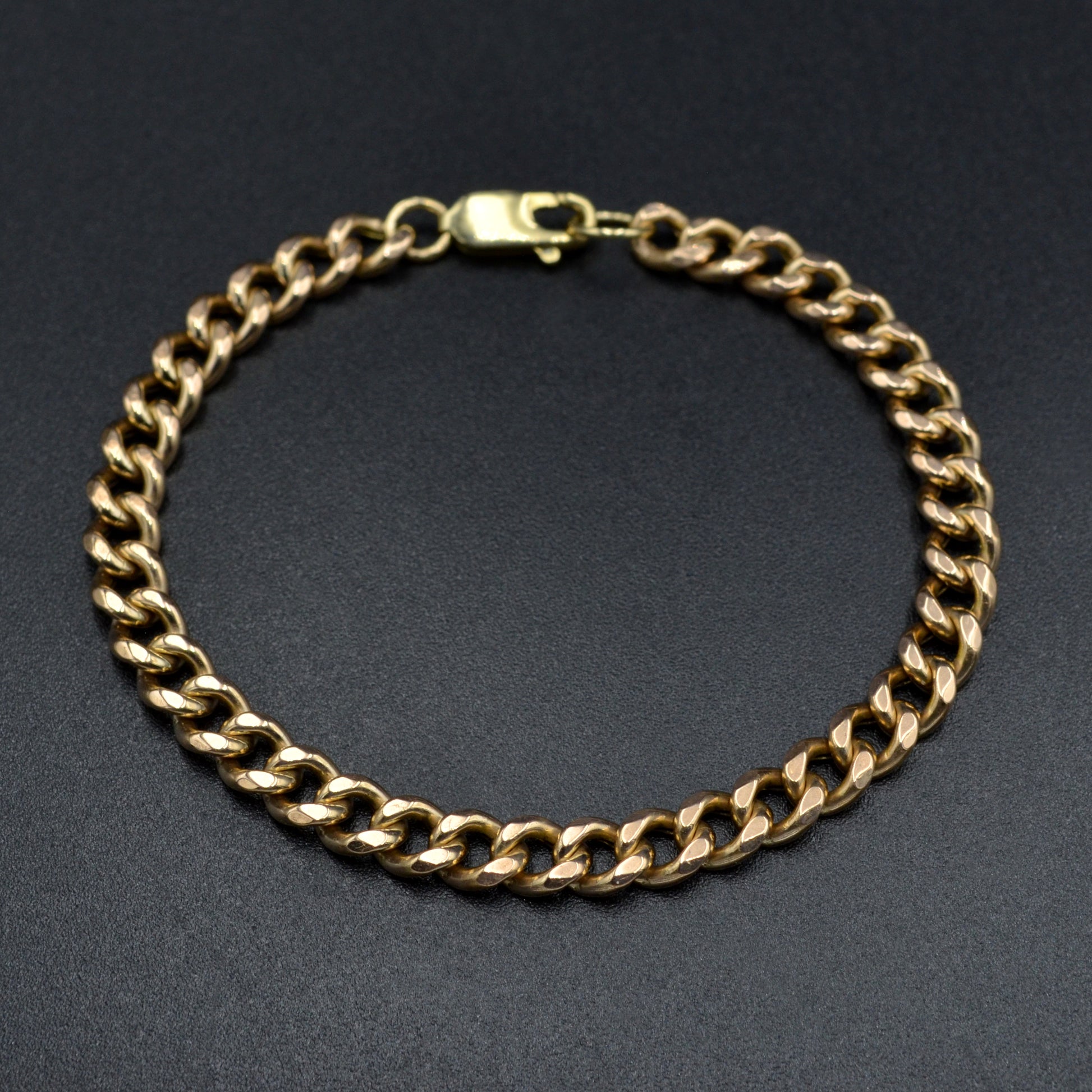 Vintage 10k Curb Link Bracelet