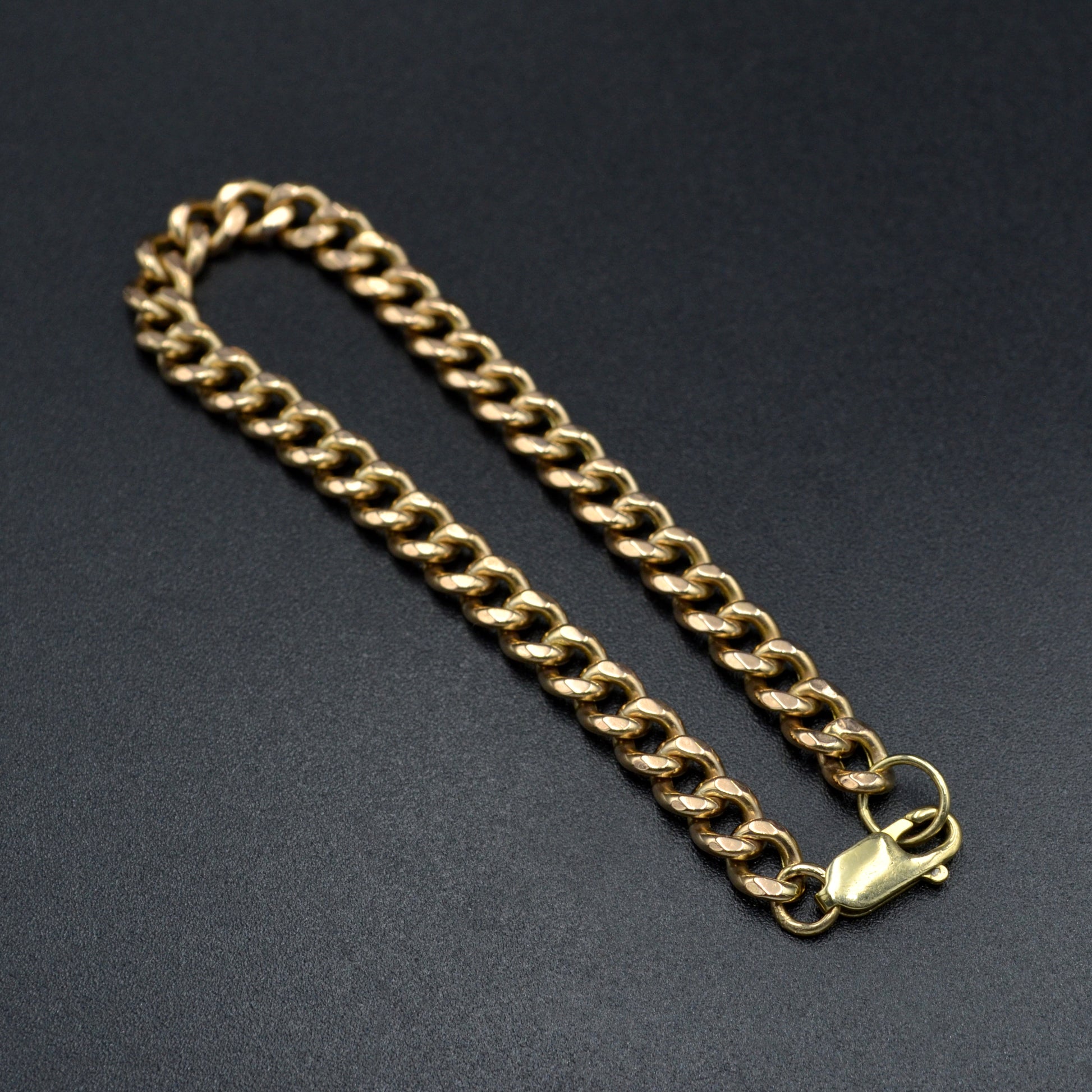 Vintage 10k Curb Link Bracelet