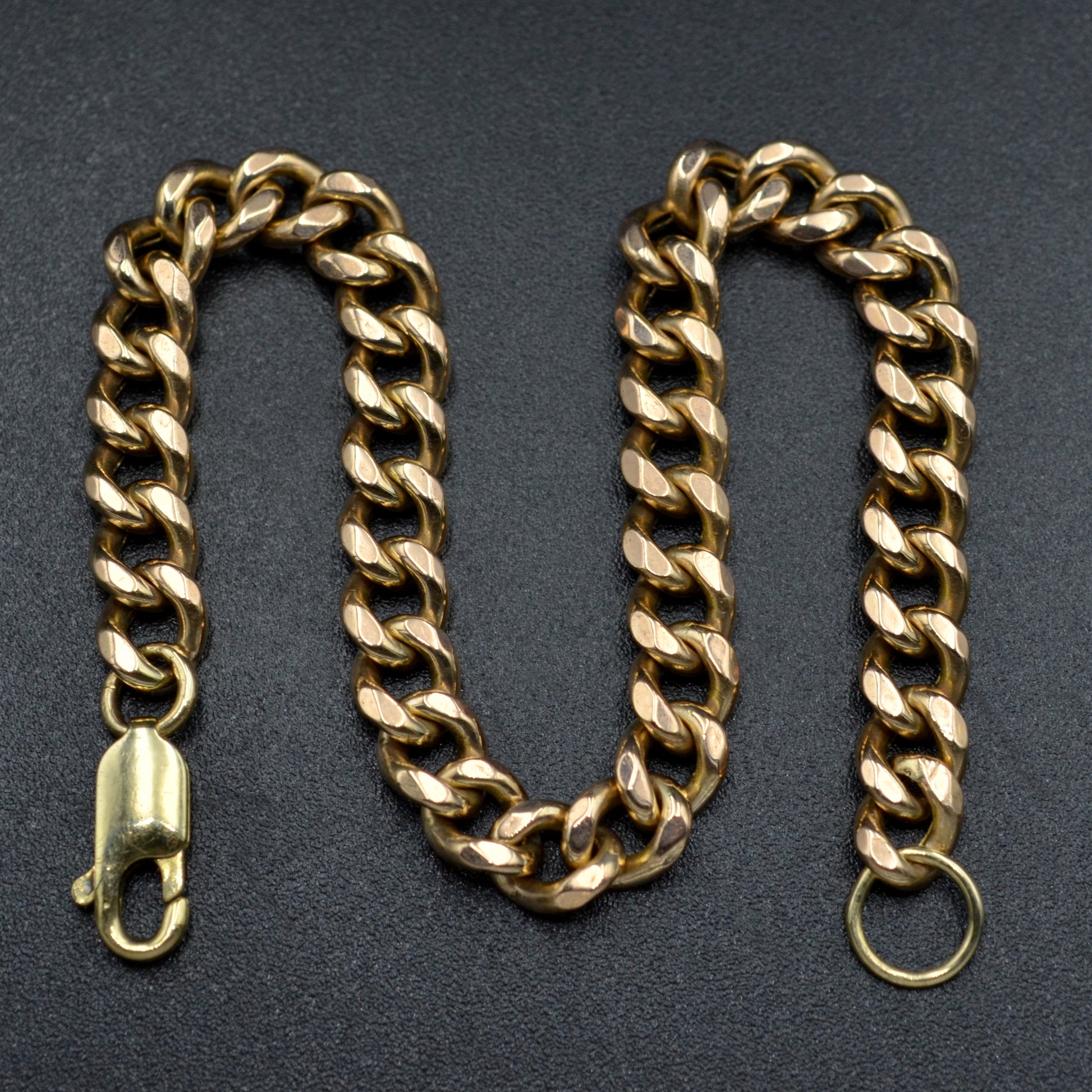Vintage 10k Curb Link Bracelet