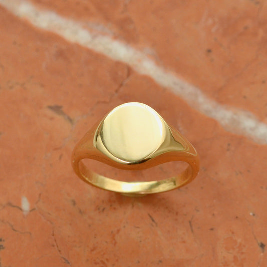 Vintage 10k Gold Signet Ring