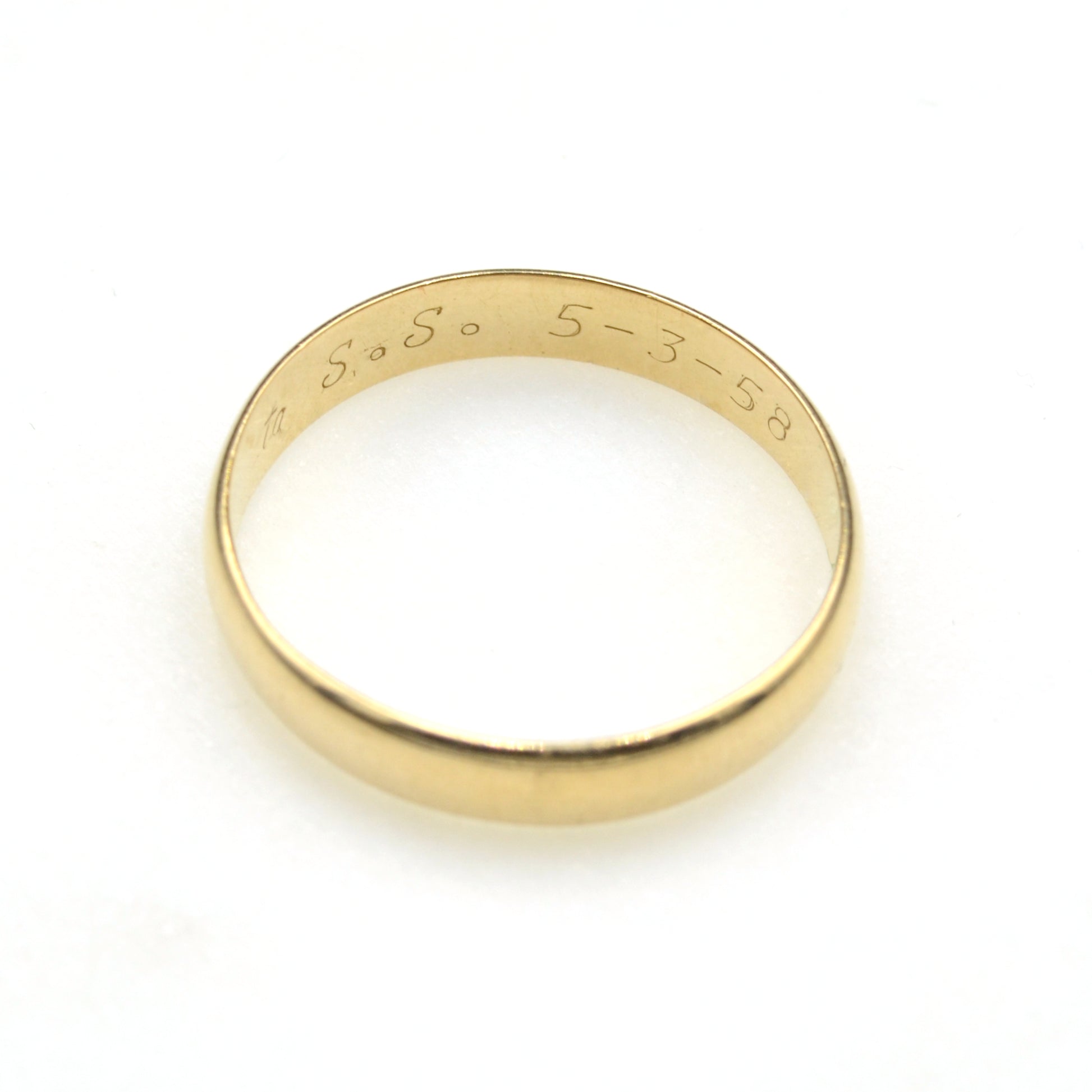 Vintage 14k Gold Wedding Band