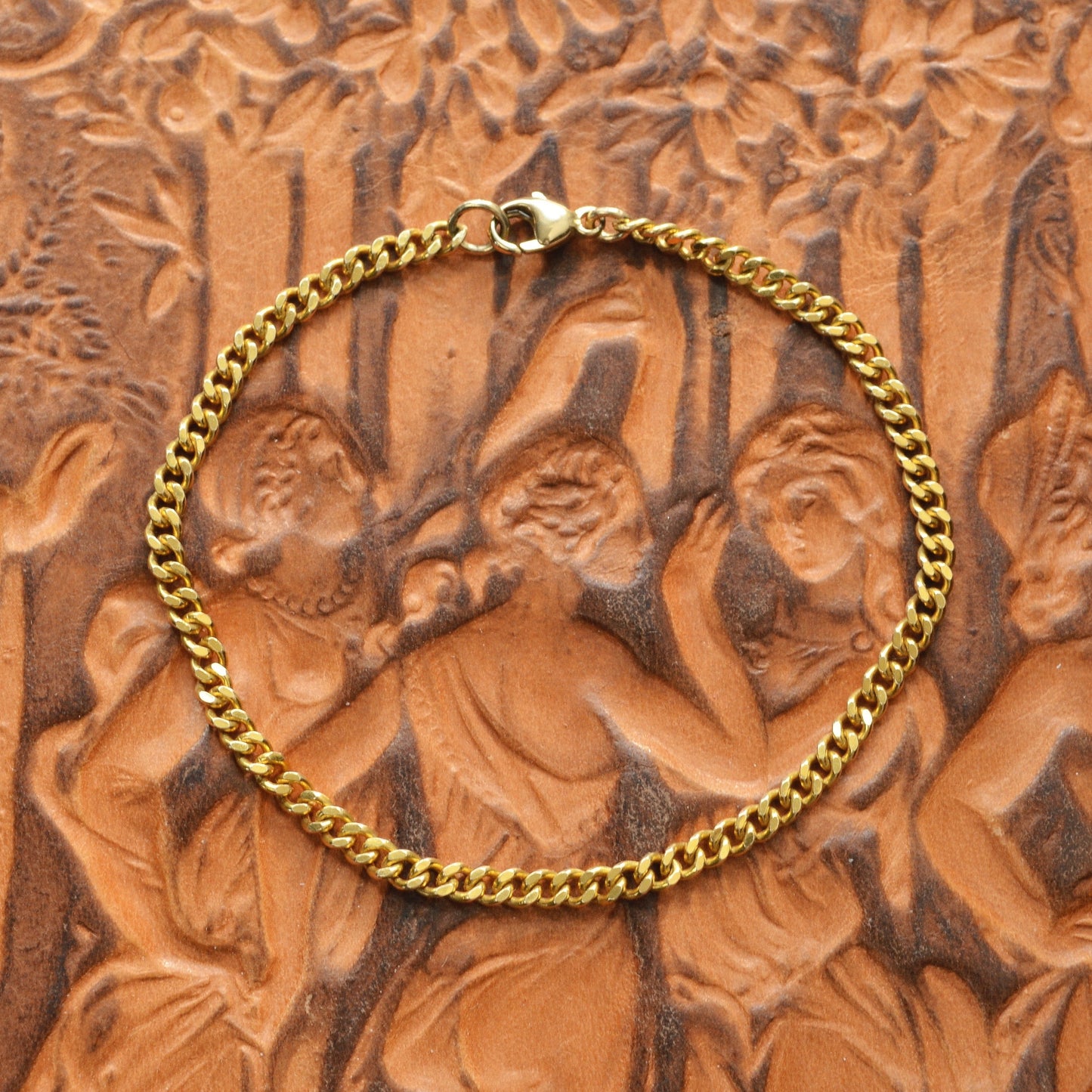 Vintage 14k Gold Chain Bracelet