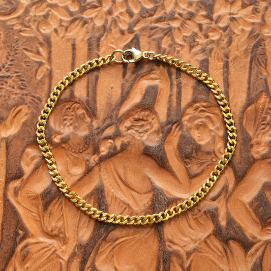 Vintage 14k Gold Chain Bracelet