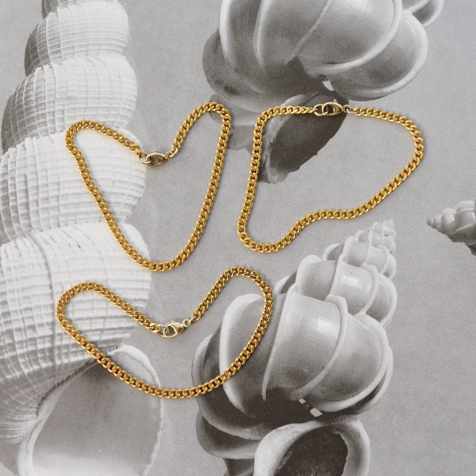 Vintage 14k Gold Chain Bracelet