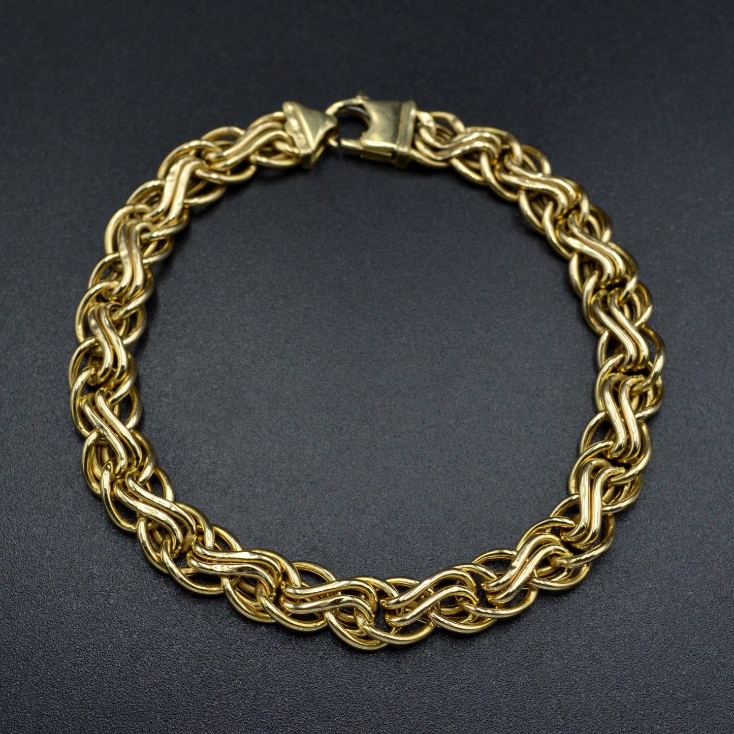 Vintage 14k Fancy Link Bracelet