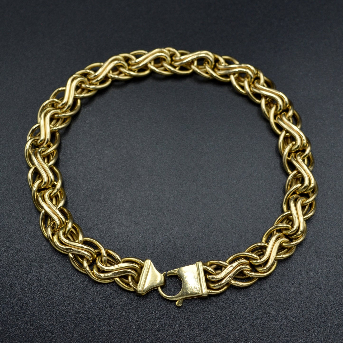Vintage 14k Fancy Link Bracelet
