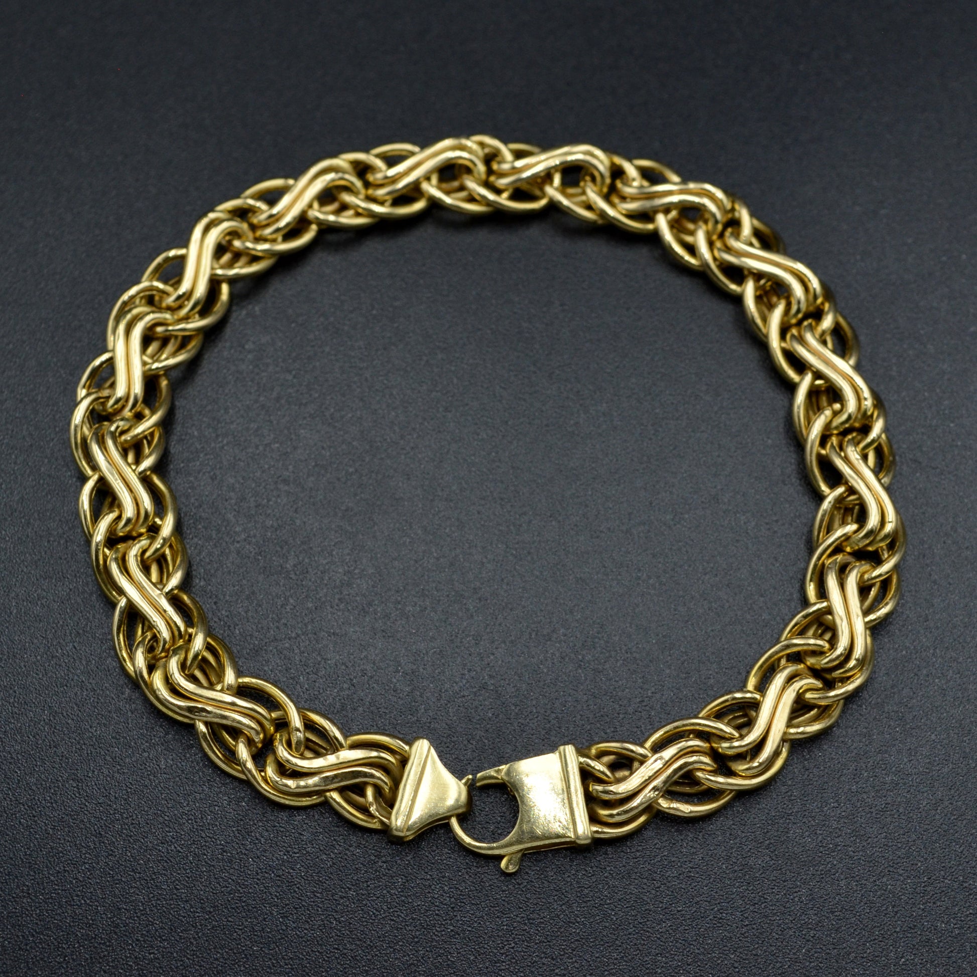 Vintage 14k Fancy Link Bracelet