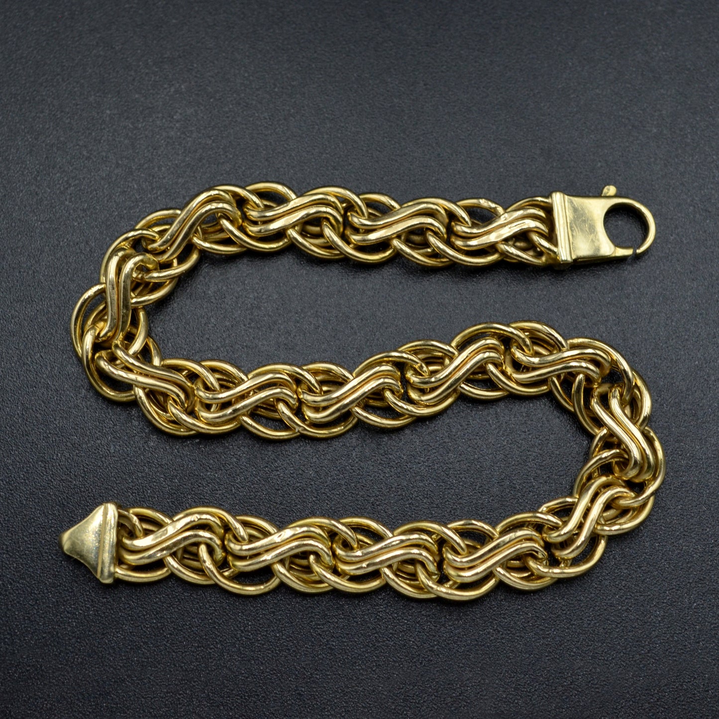Vintage 14k Fancy Link Bracelet