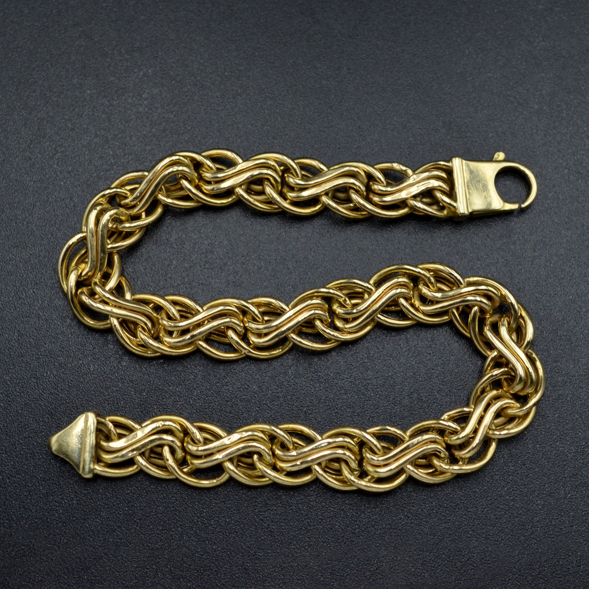 Vintage 14k Fancy Link Bracelet