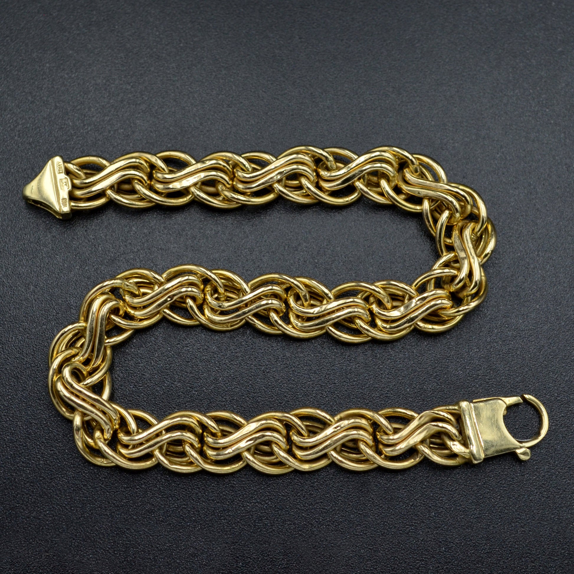 Vintage 14k Fancy Link Bracelet