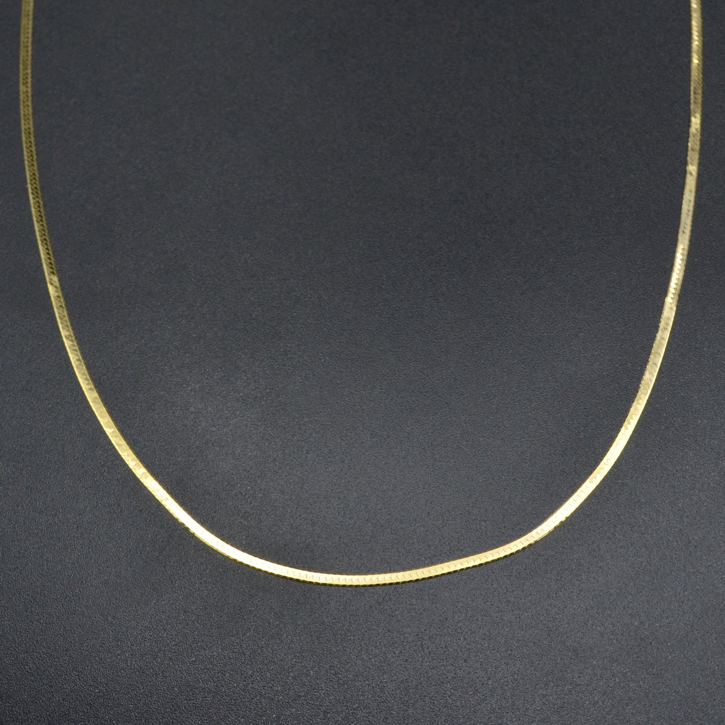 Vintage 14k Gold Herringbone Chain