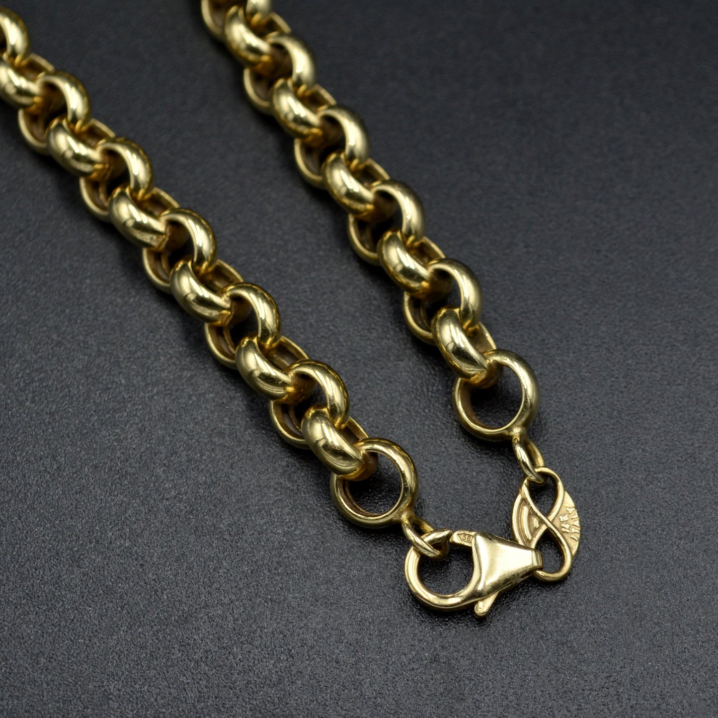 Vintage 14k Gold Rolo Bracelet