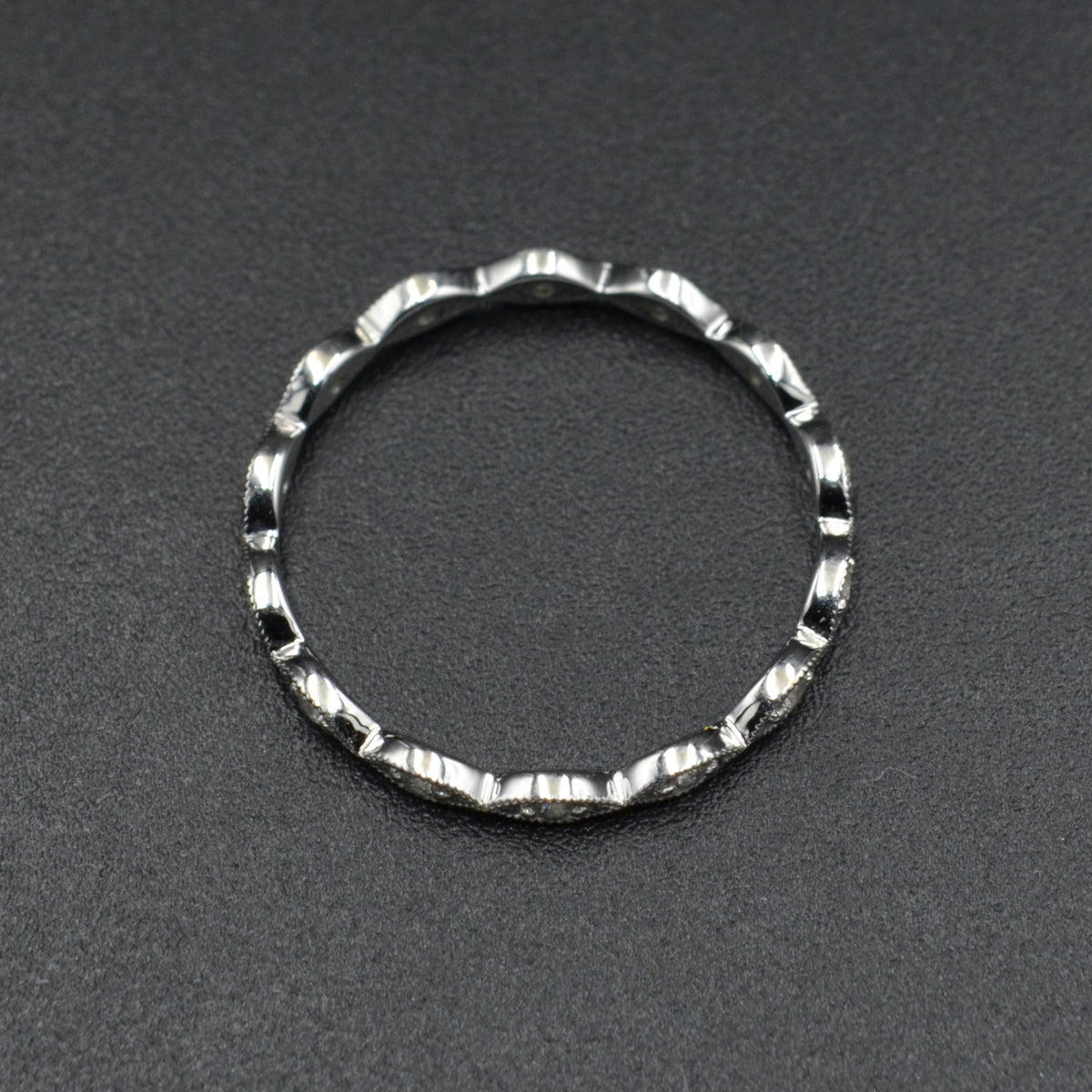 Diamond and 18 Karat Gold Eternity Band