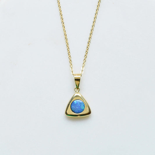 Opal and Gold Necklace