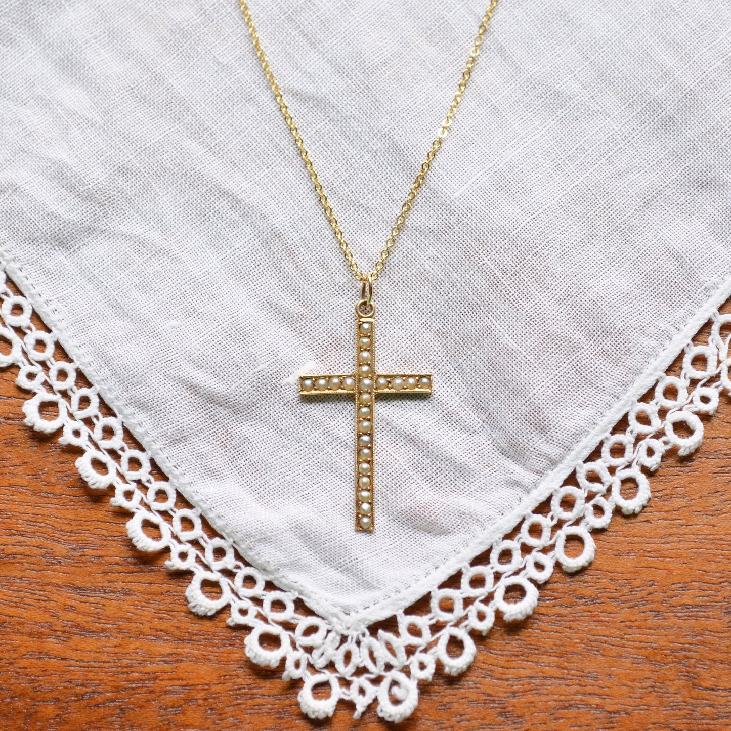 Gold Cross Necklace