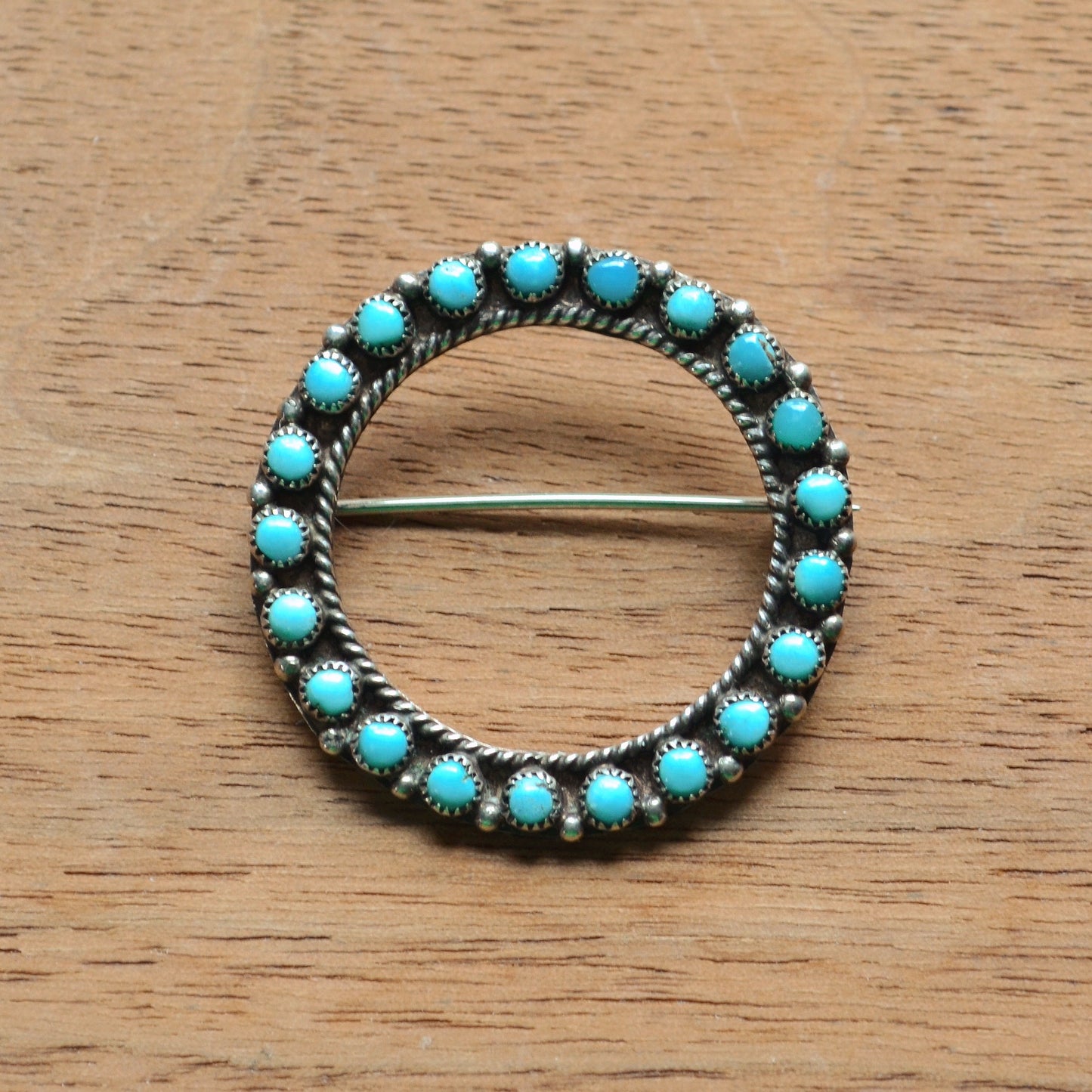 Zuni Turquoise Brooch