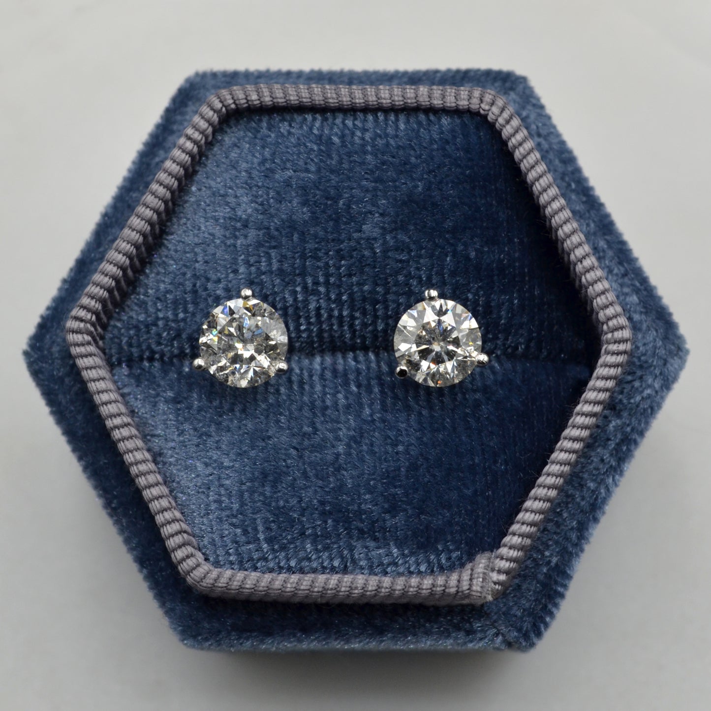 Diamond Post Earrings - 2.00 CTW