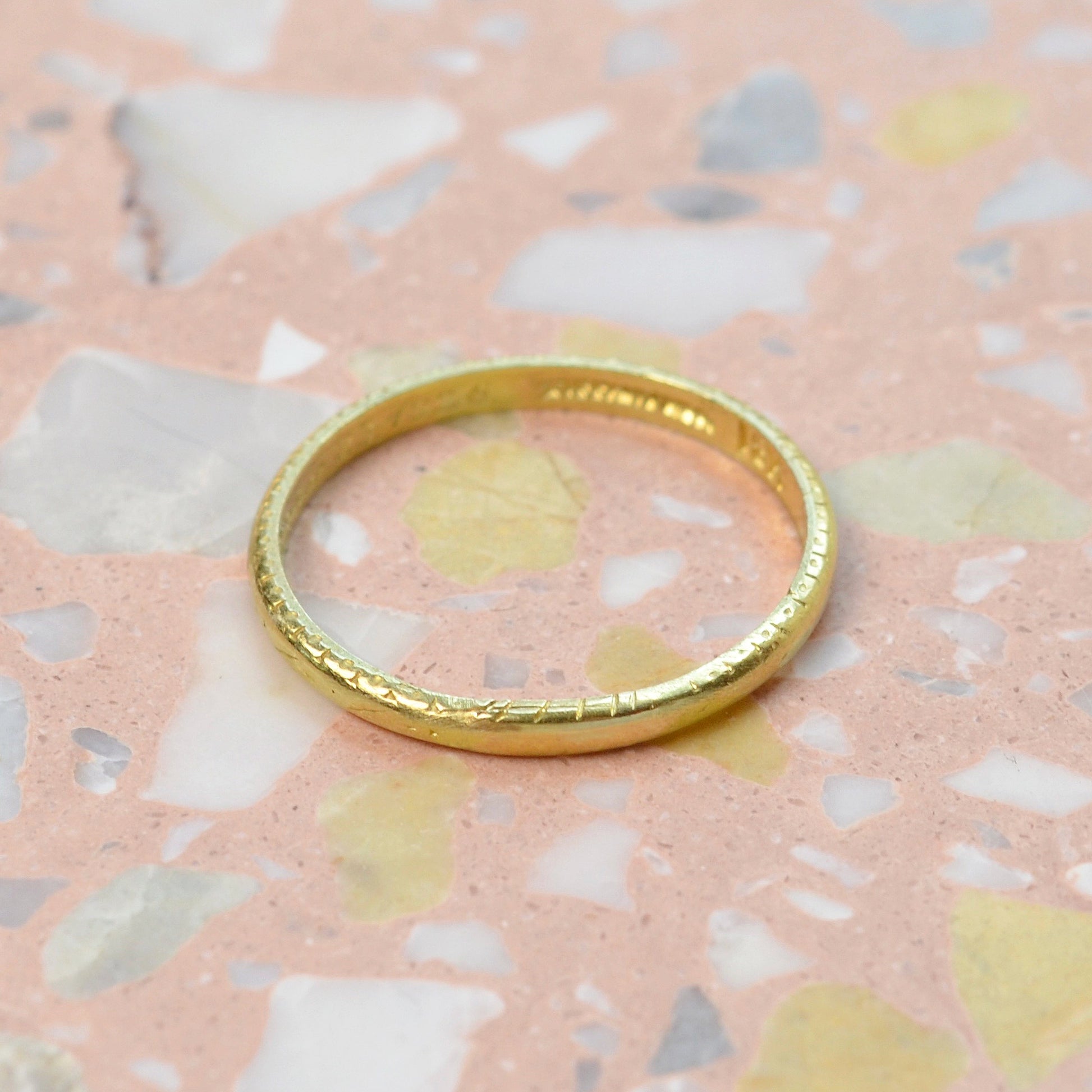 Antique Tiffany & Co. 18k Gold Wedding Band