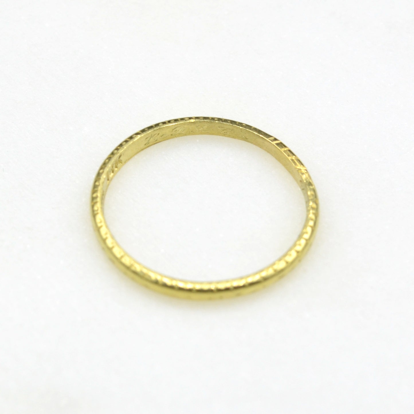 Antique Tiffany & Co. 18k Gold Wedding Band