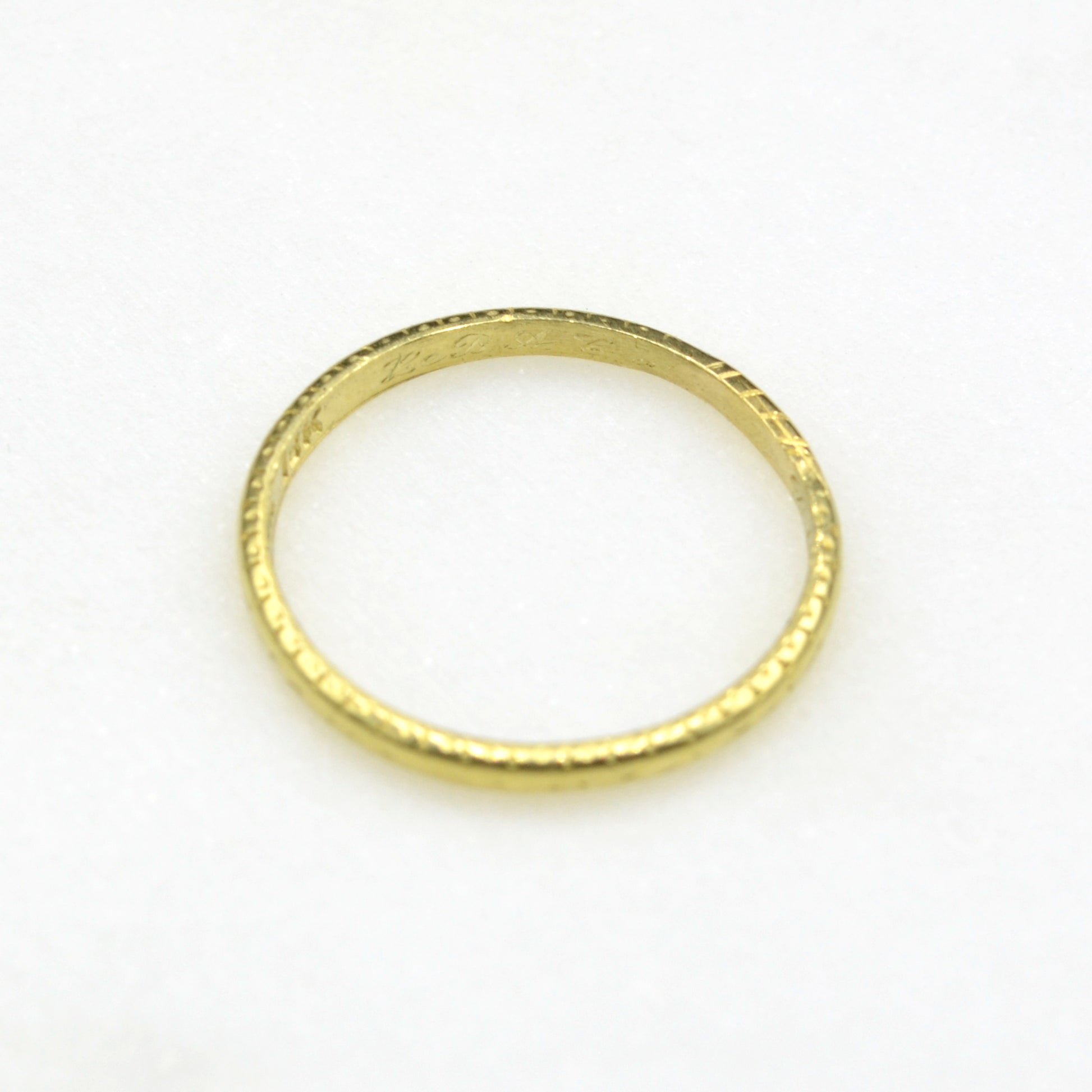 Antique Tiffany & Co. 18k Gold Wedding Band