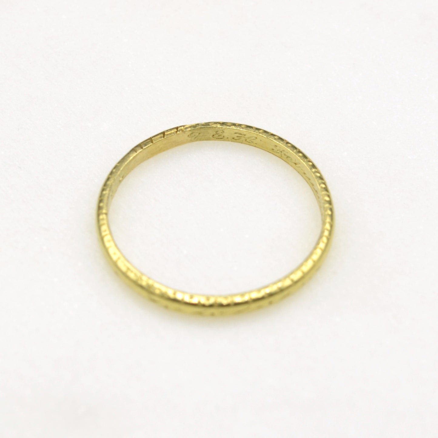 Antique Tiffany & Co. 18k Gold Wedding Band