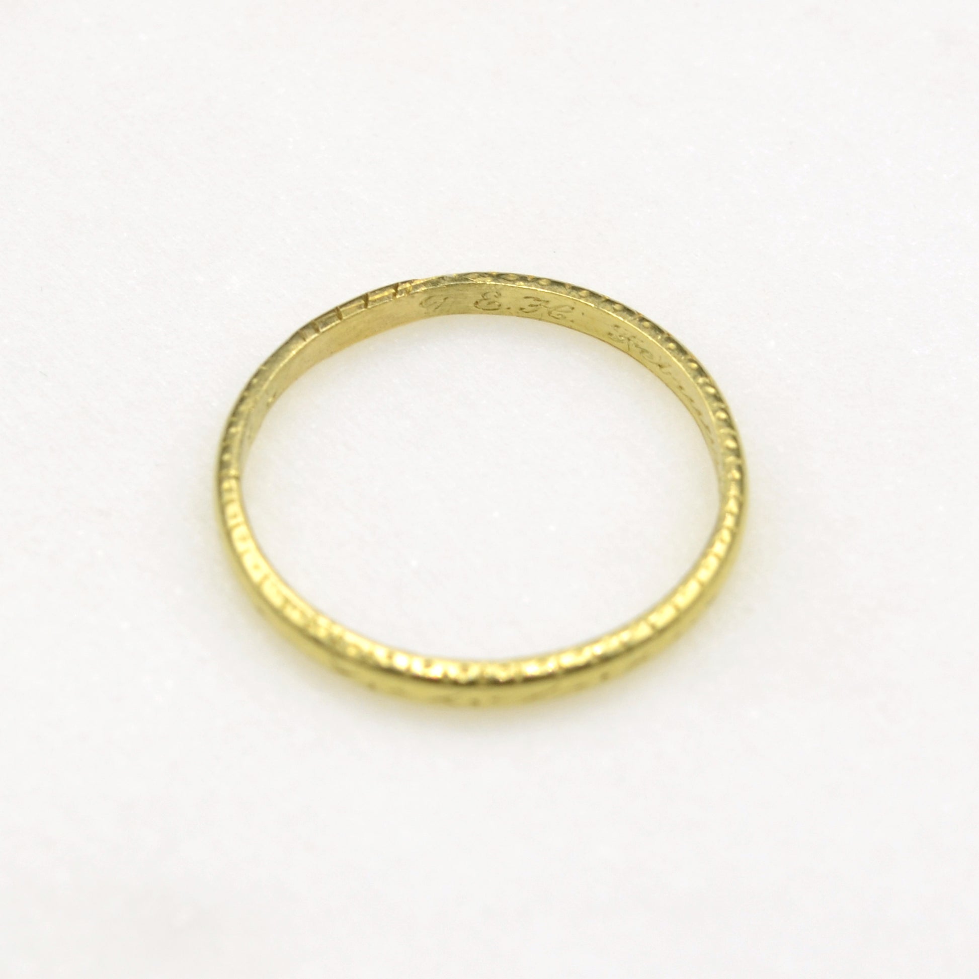 Antique Tiffany & Co. 18k Gold Wedding Band