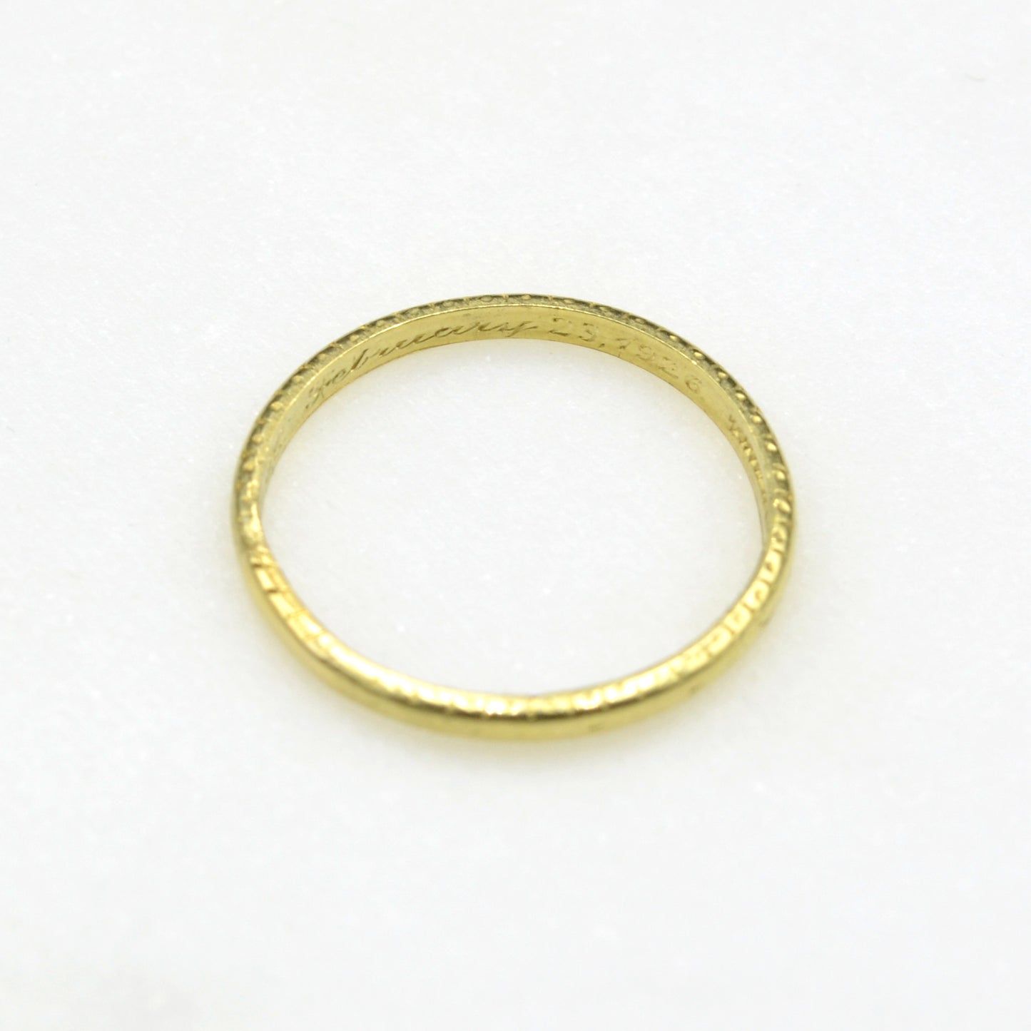 Antique Tiffany & Co. 18k Gold Wedding Band