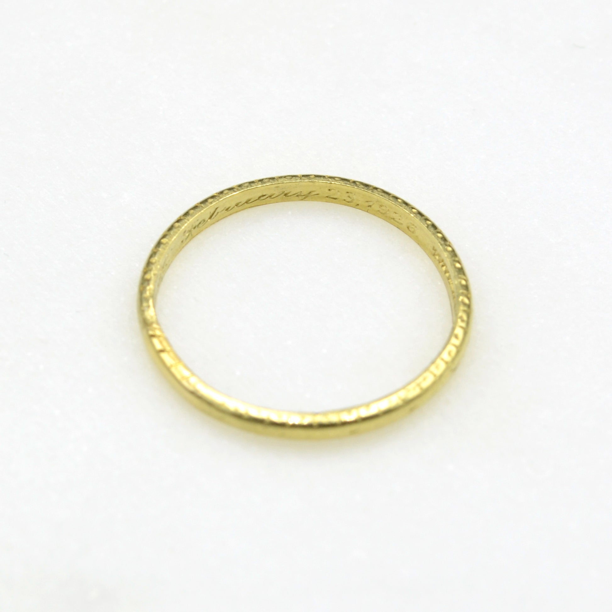 Antique Tiffany & Co. 18k Gold Wedding Band