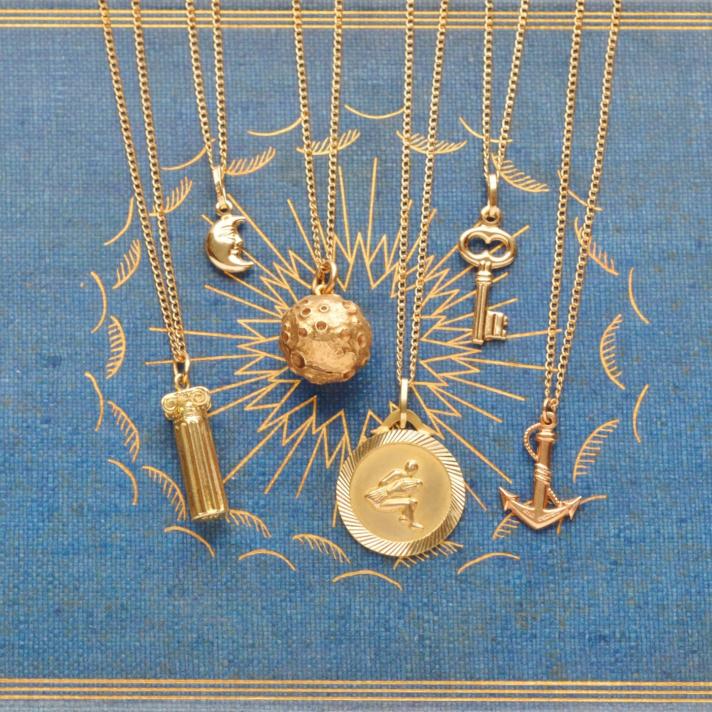 Golden Anchor Necklace