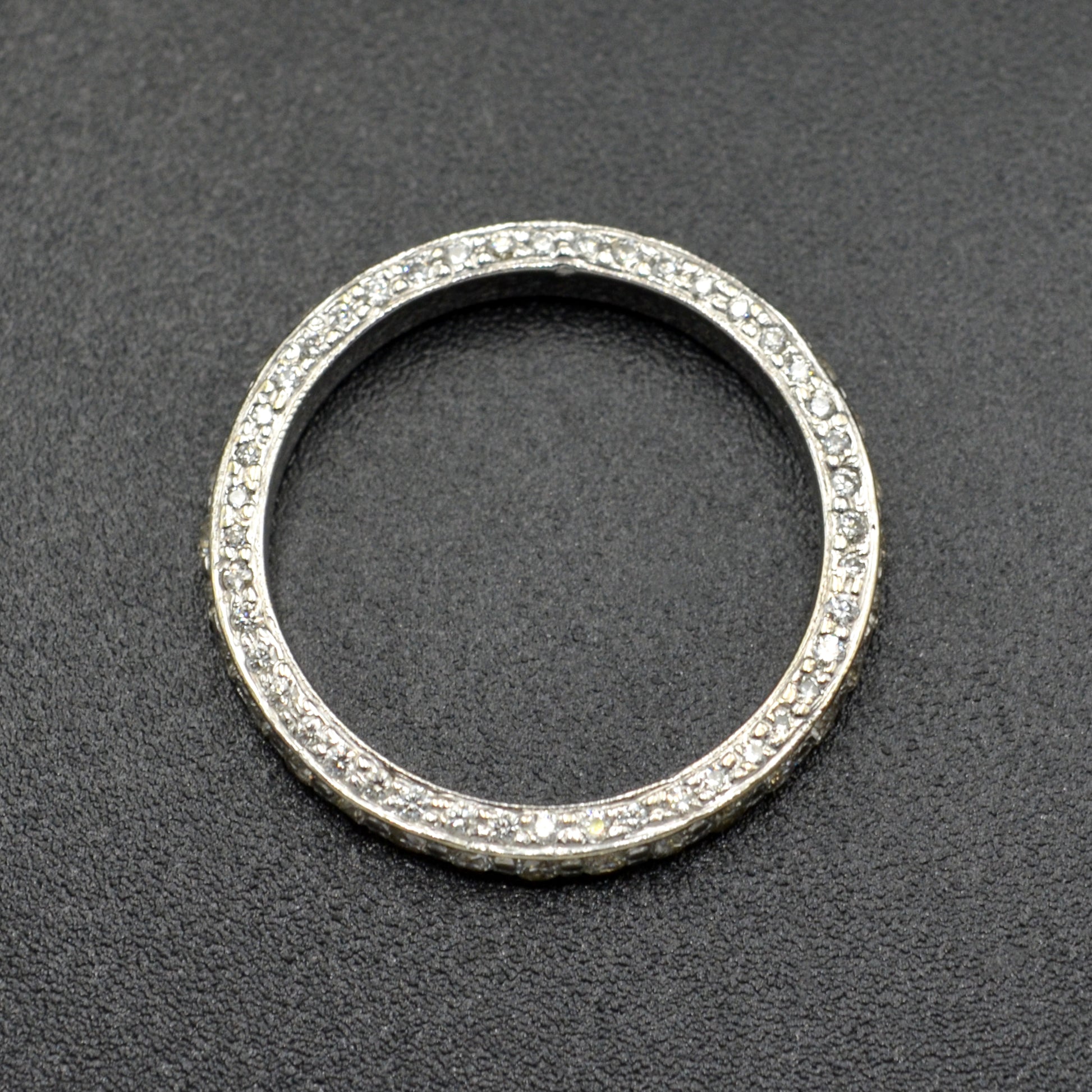 Vintage Diamond and Platinum Eternity Ring