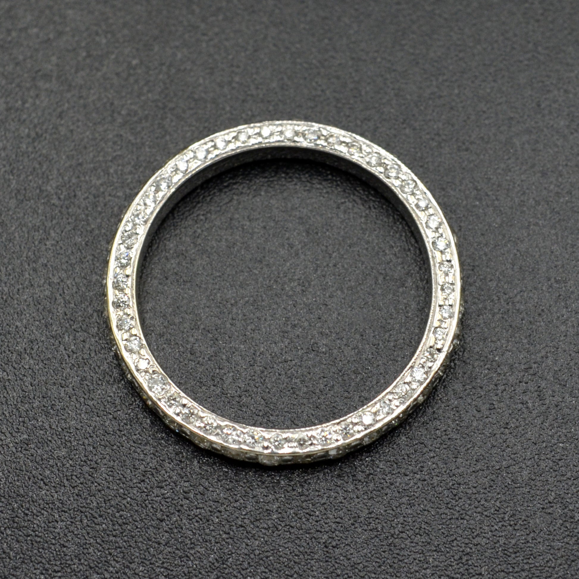 Vintage Diamond and Platinum Eternity Ring