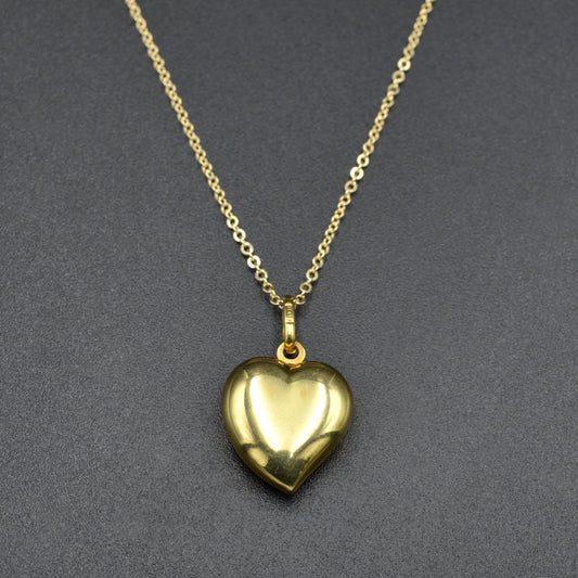 Vintage 14k Gold Heart Necklace