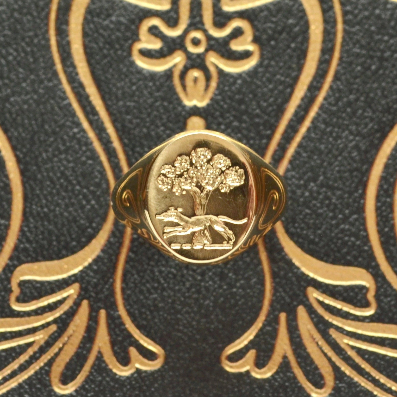 Vintage Gold Intaglio Signet Ring