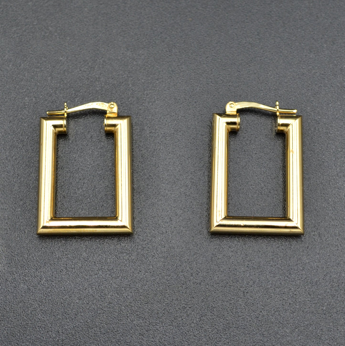 Golden Ratio Rectangle Hoop Earrings